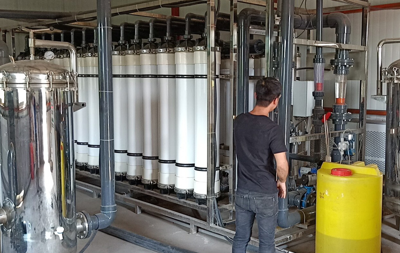 山西長(zhǎng)治某礦井1000TD礦井超濾水處理站