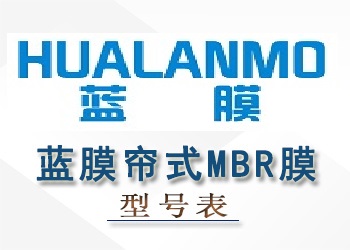 藍(lán)膜簾式MBR膜性能參數(shù)型號(hào)表